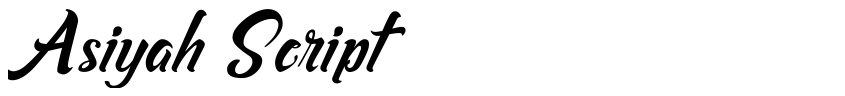 Preview Asiyah Script