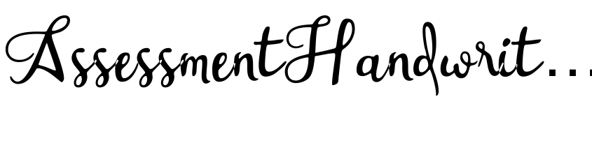 Preview AssessmentHandwrittenFREE-Reg