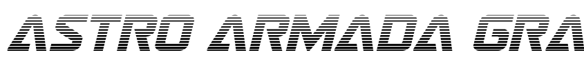 Preview Astro Armada Gradient Italic