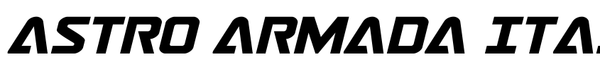 Preview Astro Armada Italic
