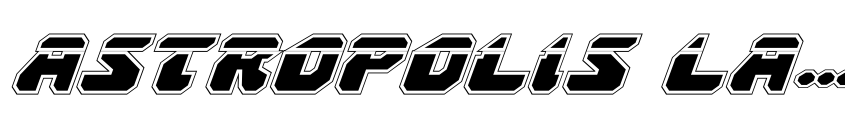 Preview Astropolis Laser Academy Italic