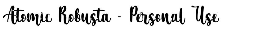 Preview Atomic Robusta - Personal Use