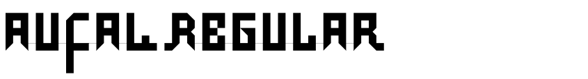 Preview Aufal Regular