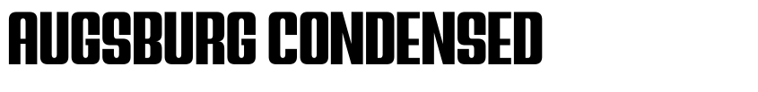 Preview Augsburg Condensed
