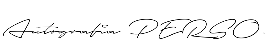 Preview Autografia PERSONAL USE ONLY Thin