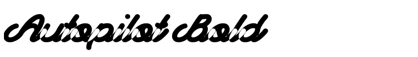 Preview Autopilot Bold