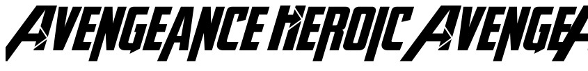 Preview Avengeance Heroic Avenger Italic
