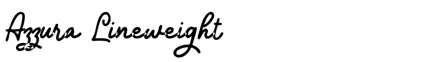Preview Azzura Lineweight