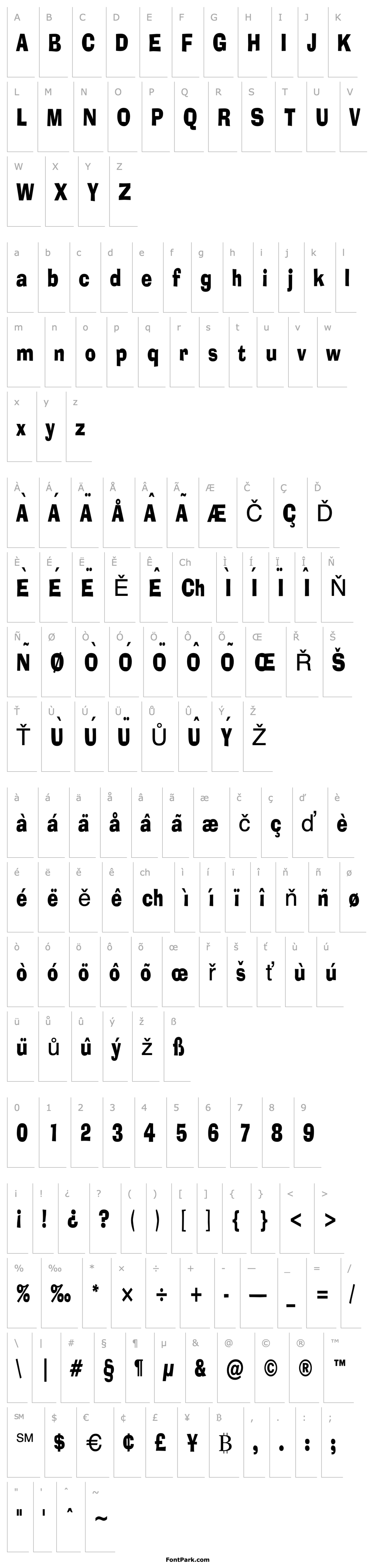 Overview Alor Condensed Normal