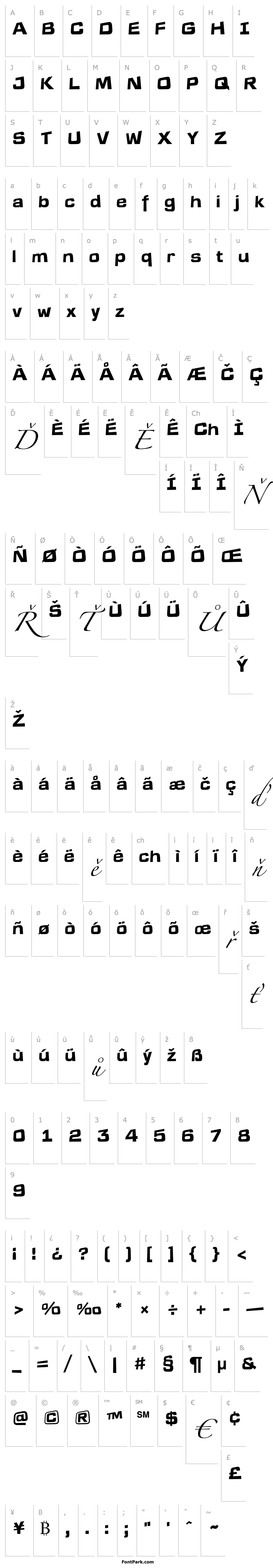 Overview a_LineaSans3Drtt Bold