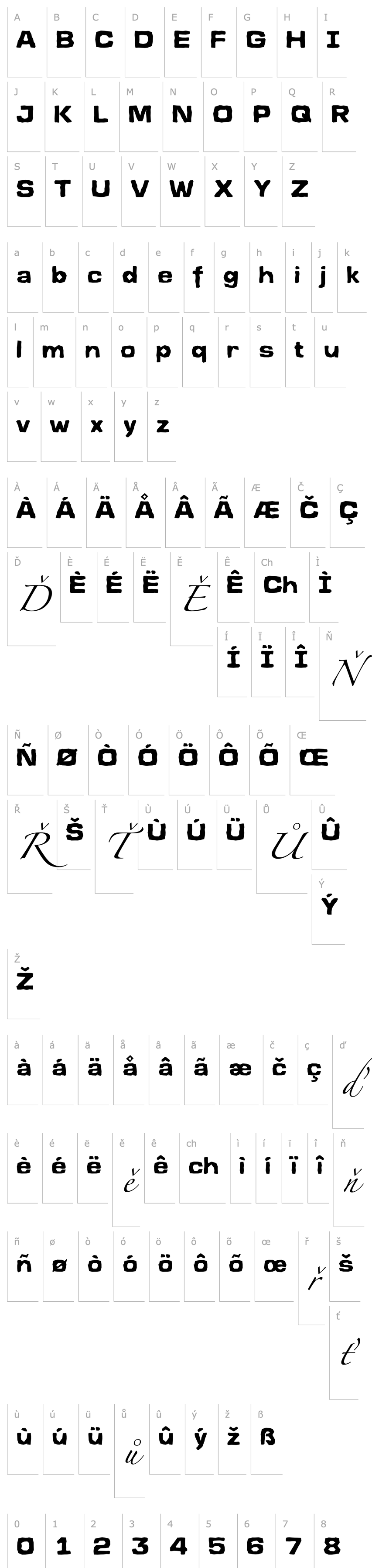 Overview a_LineaSansBrk Bold