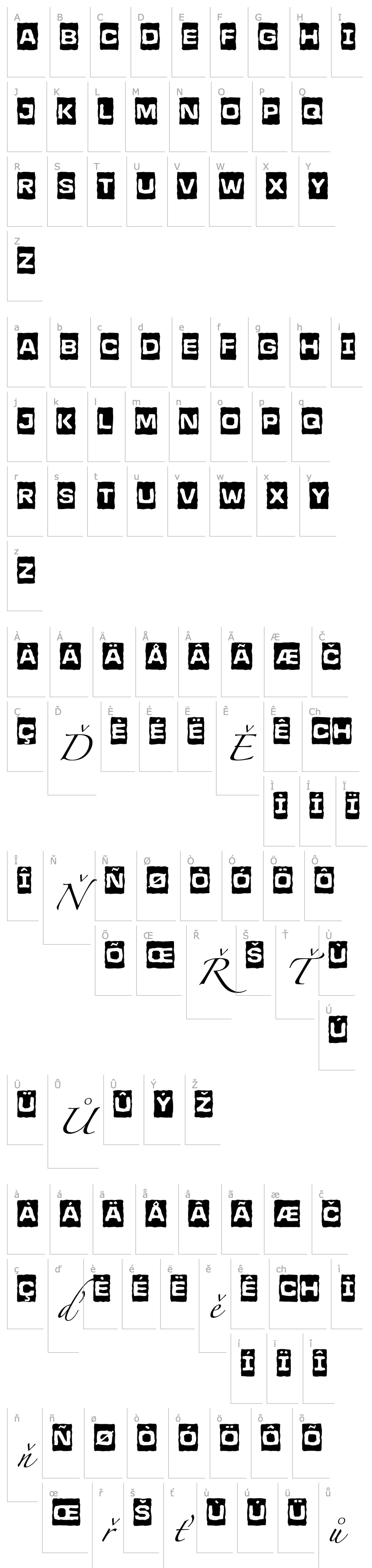 Overview a_LineaSansCmBrk Bold