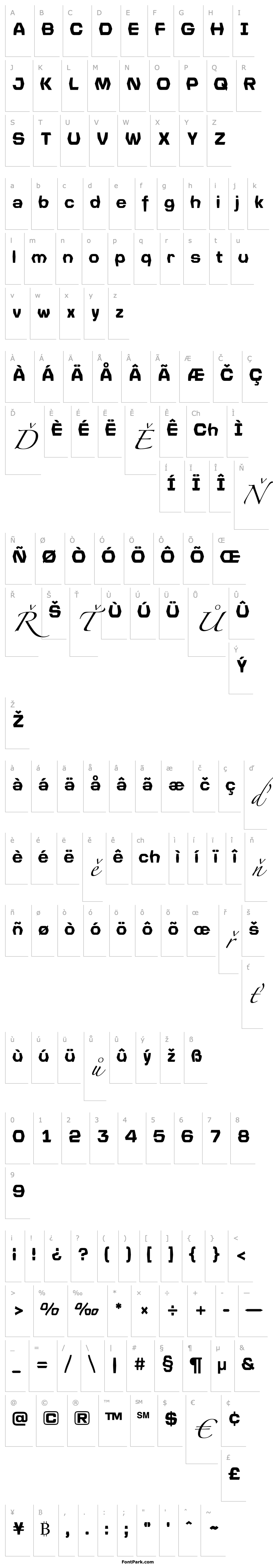 Přehled a_LineaSansFld Bold