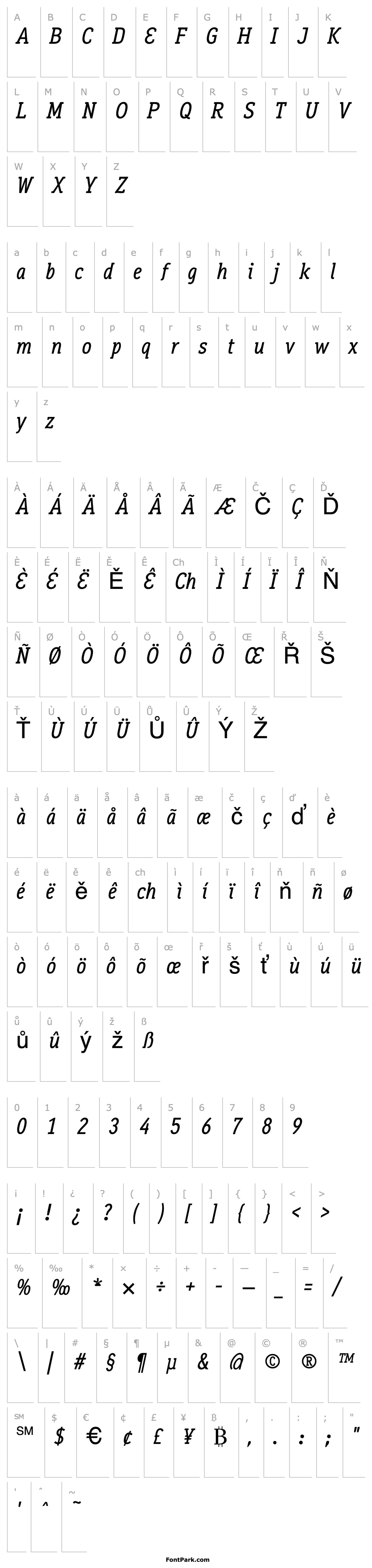 Přehled Aaux OfficeMedium Italic