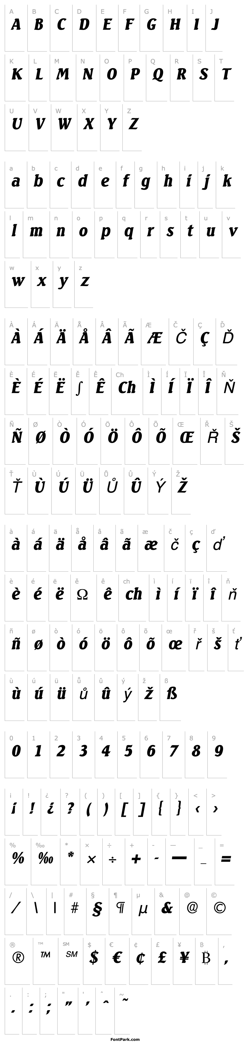 Přehled AbelBecker-Black Italic