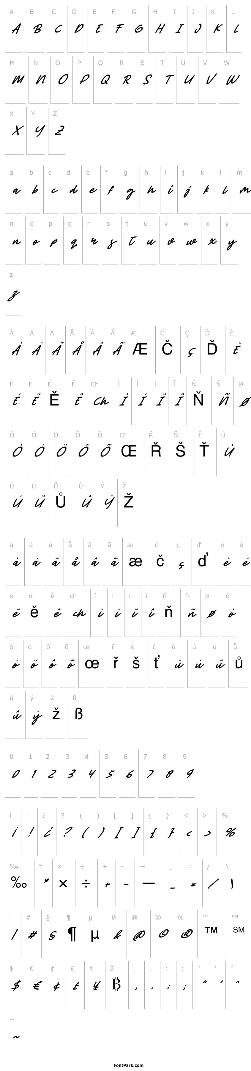 Přehled Abiyu Chan Italic