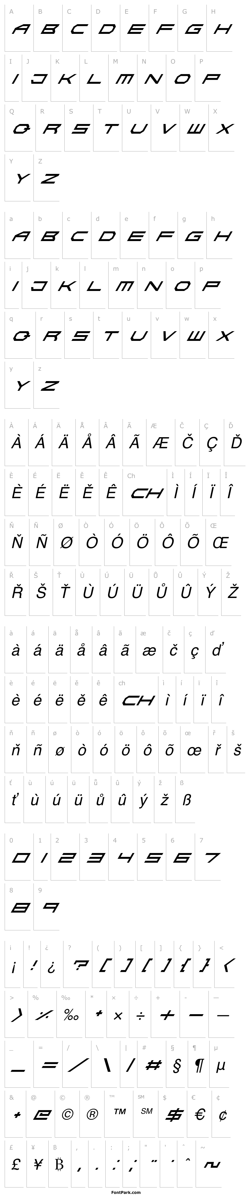 Přehled Absolute Zero Italic