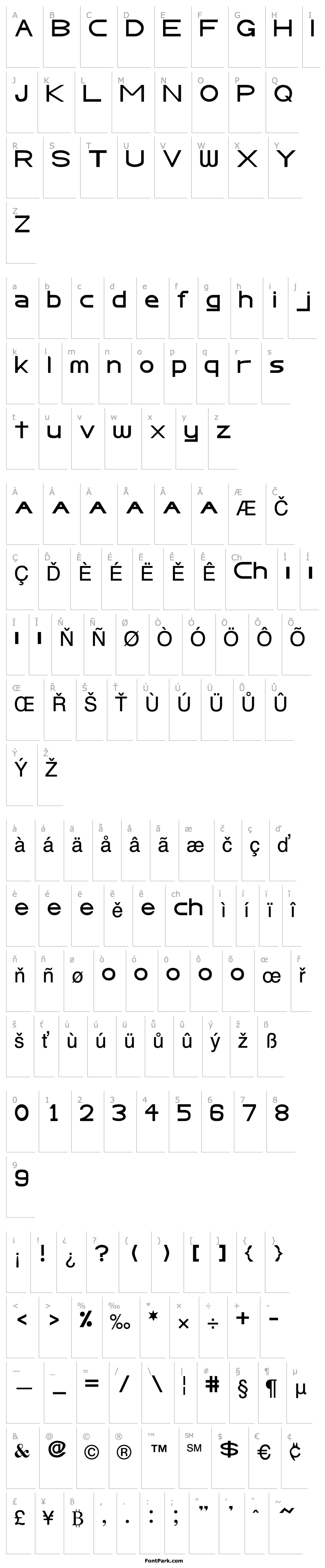 Přehled Abtecia Basic Sans Serif Font