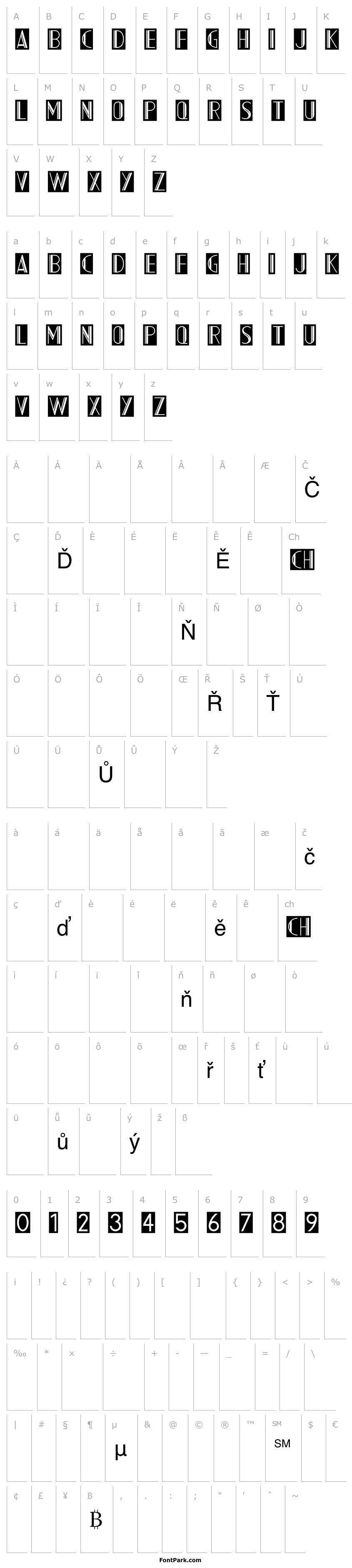 AC Mountain Inverted Font | FontPark.com