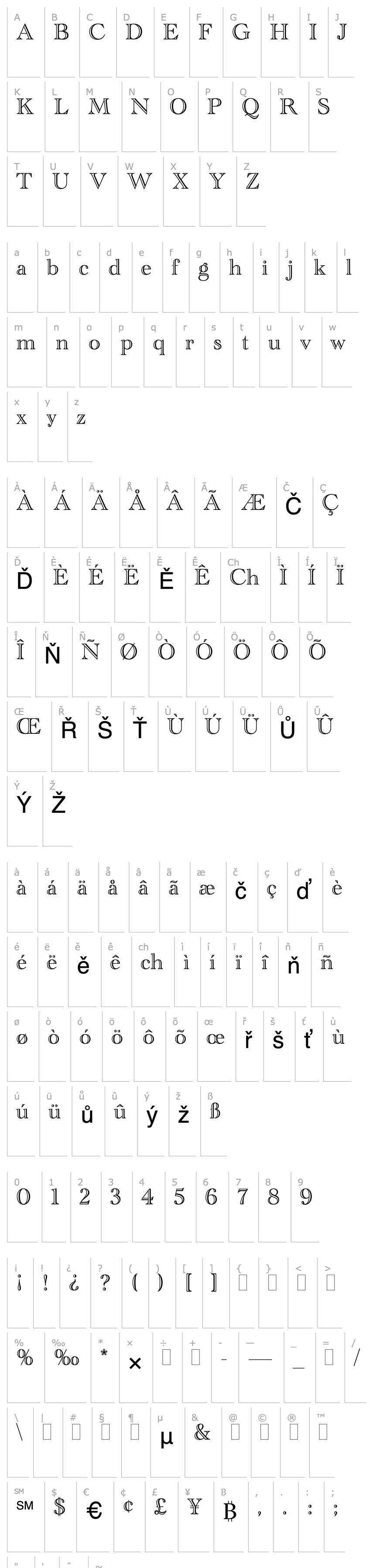 Přehled Academy Engraved Plain