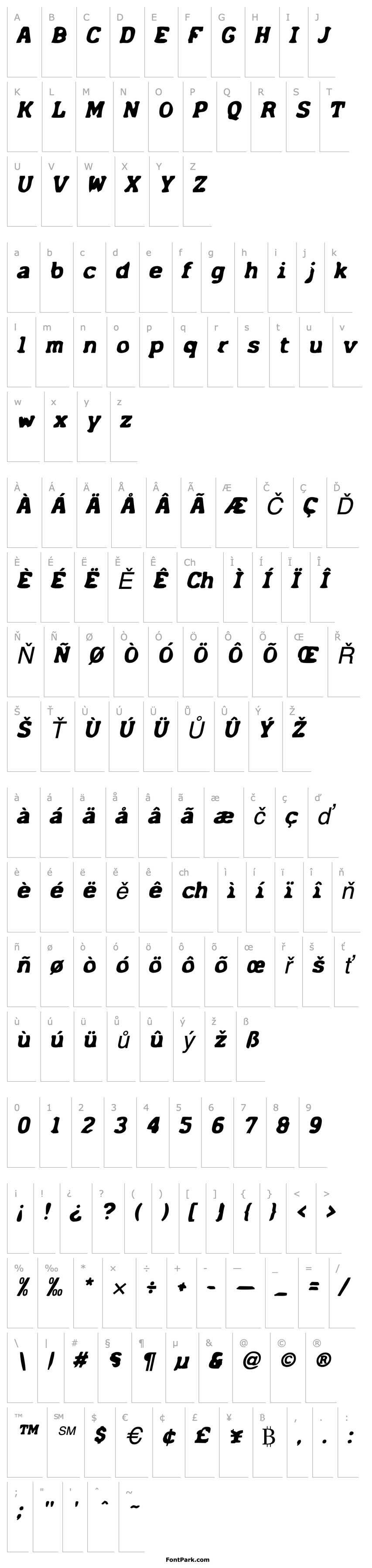 Přehled Acck Italic