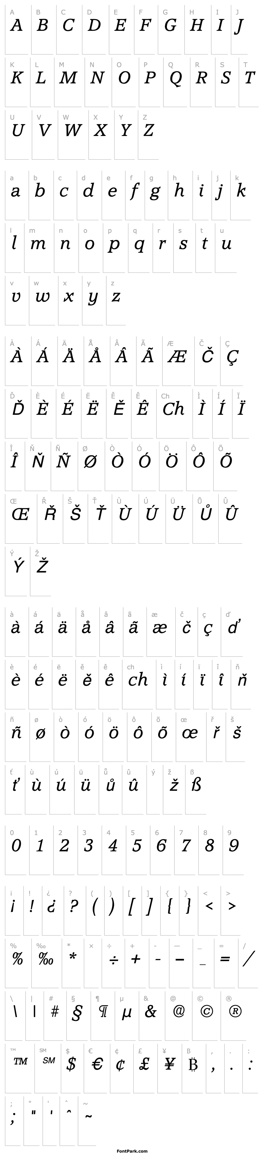 Overview Accolade Italic