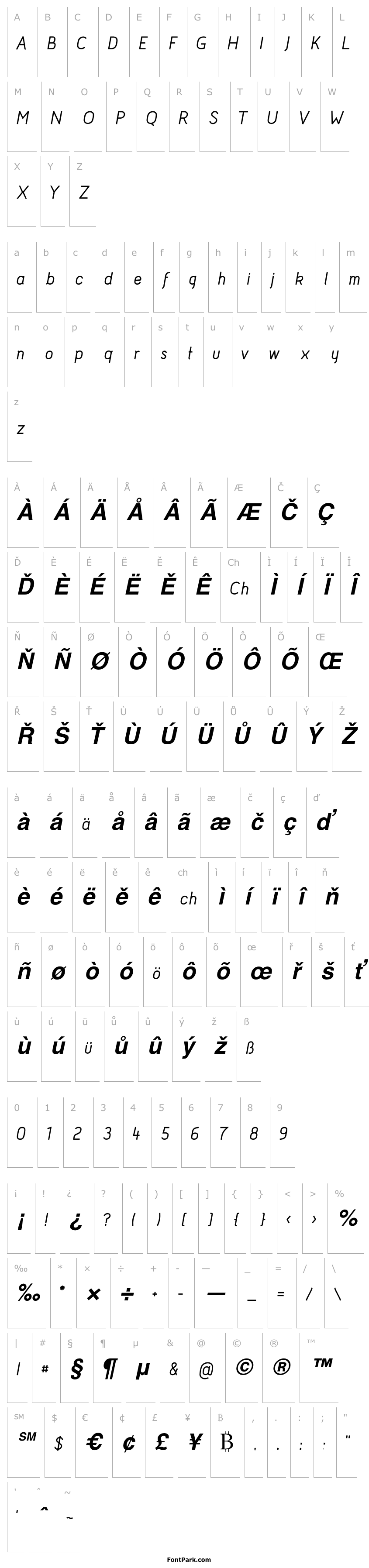 Overview Acid-MediumItalic