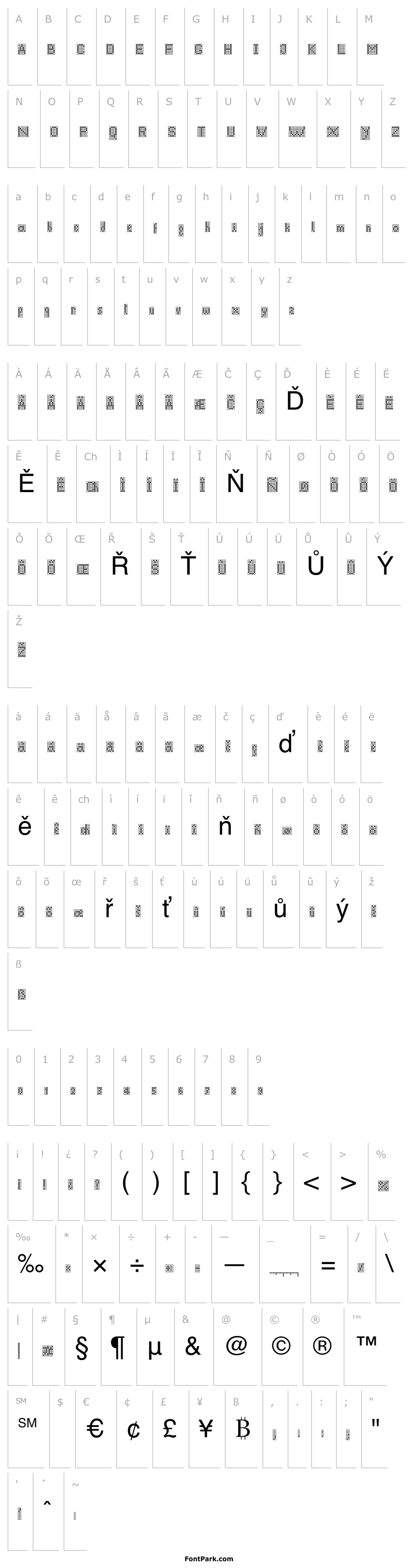 Přehled ACSF Chic 5pt 57px