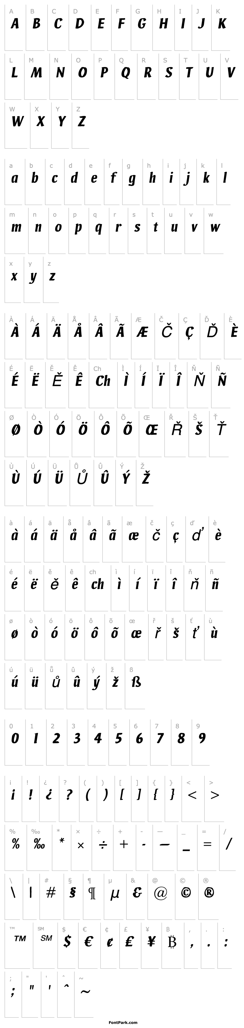 Overview Ad Hoc Italic