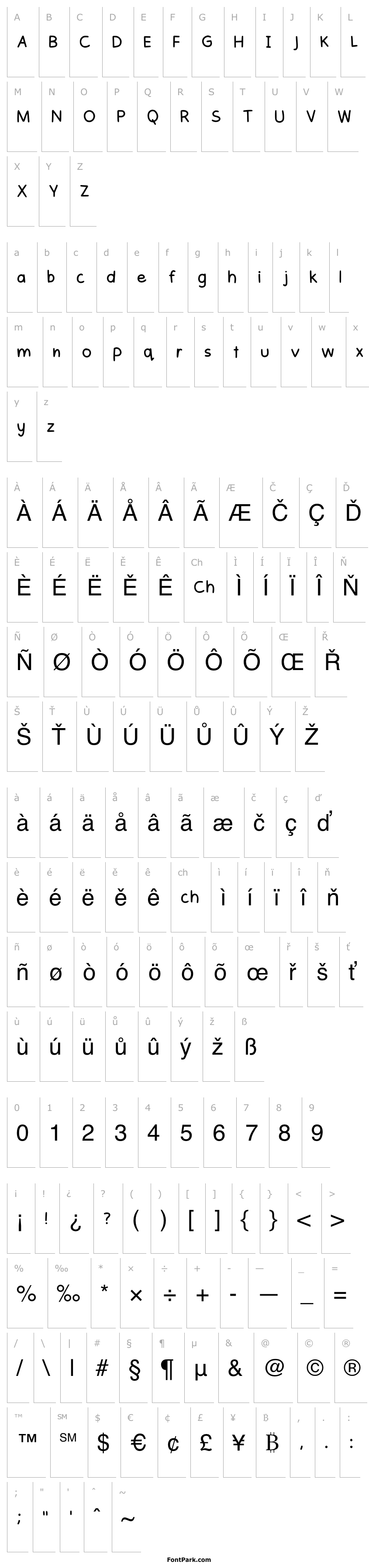 Overview Adabelle Handwriting Regular
