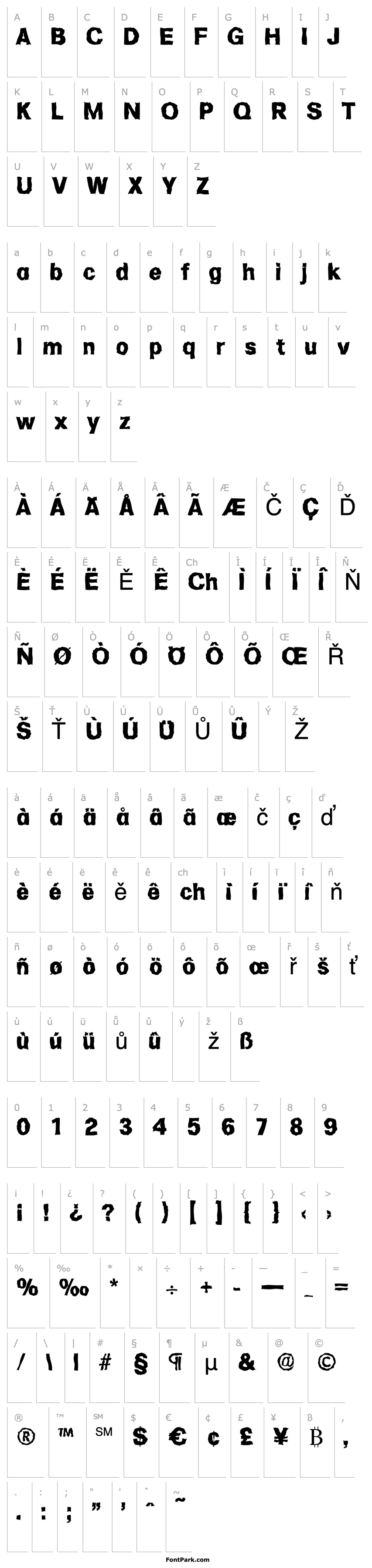 Overview AdamBeckerRandom-ExtraBold-Regular