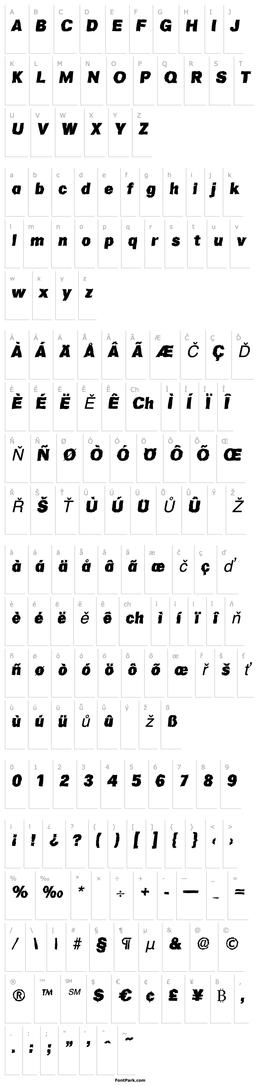 Přehled AdamBeckerRandom-Heavy-Italic