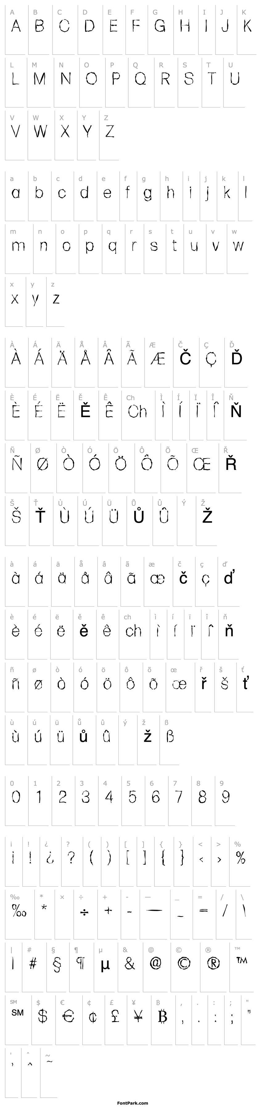 Overview AdamBeckerRandom-Xlight-Regular