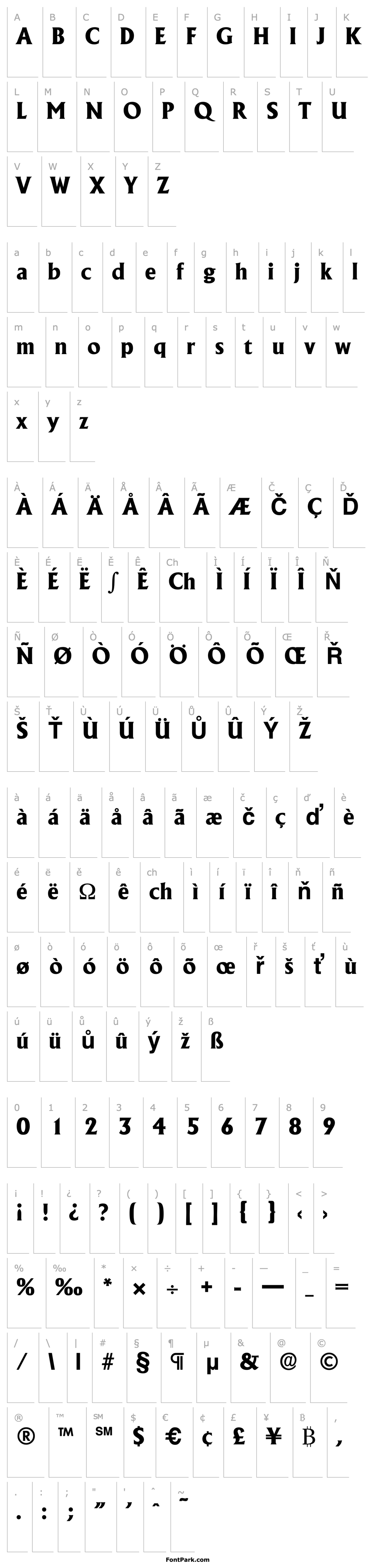 Overview Adelon-Serial-ExtraBold-Regular