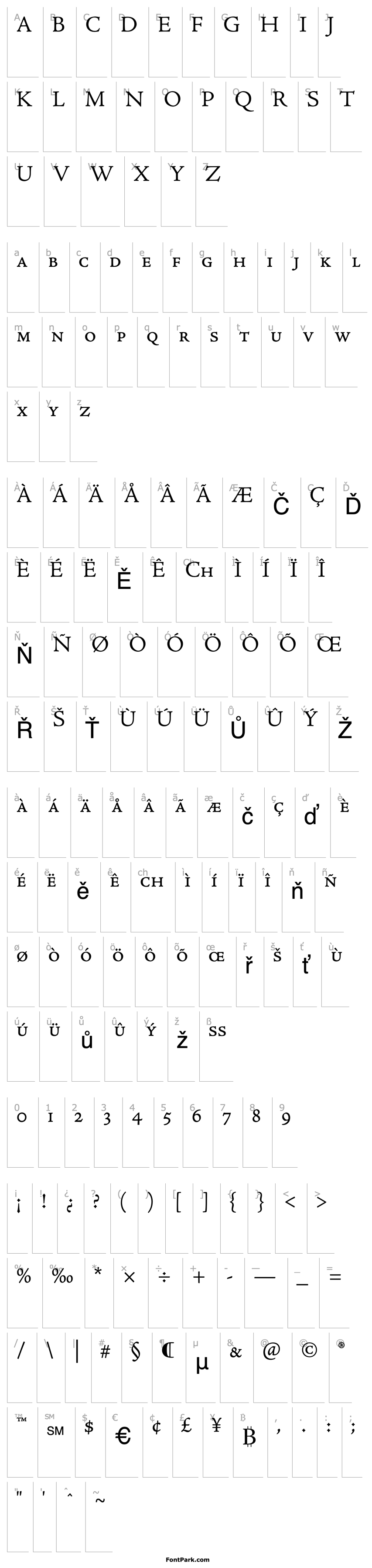 Overview AdobeJensonSmallCaps