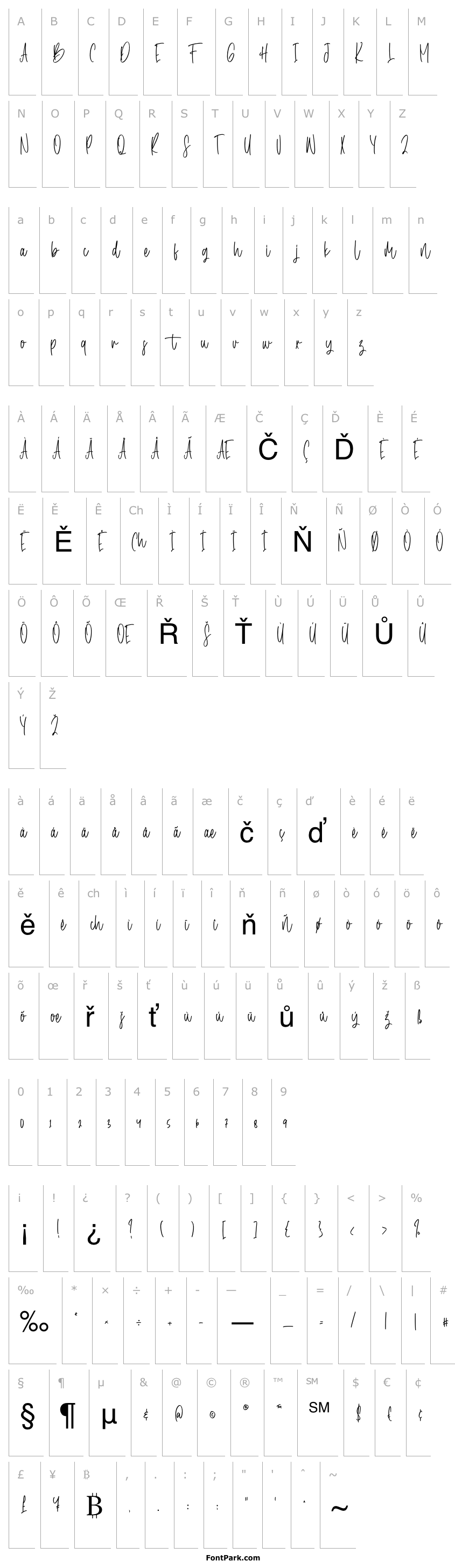 Overview Aerilay-Regular