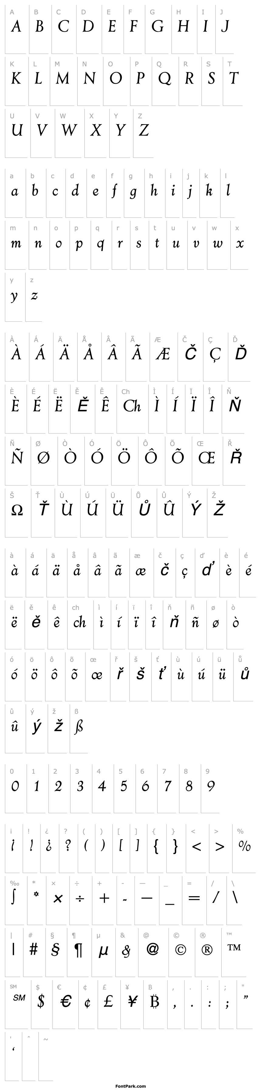 Overview Aesop-RegularItalic