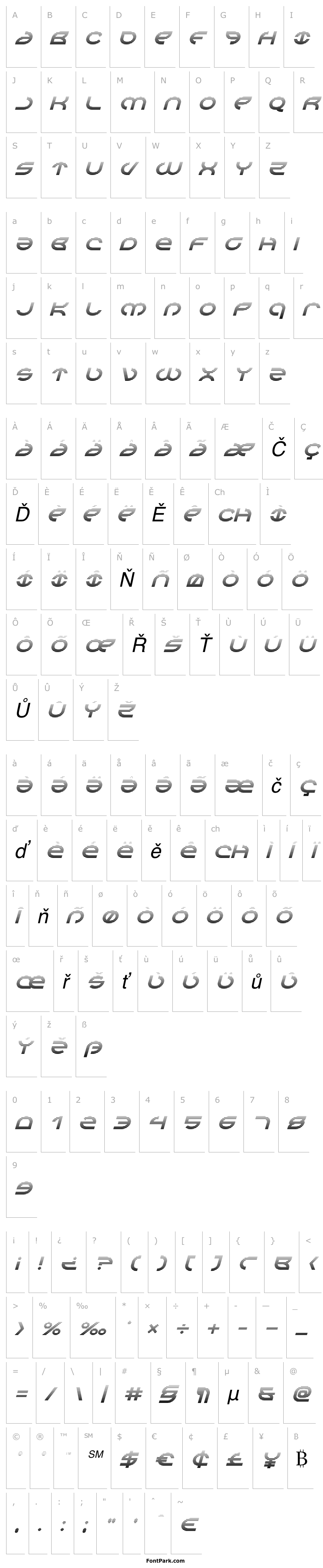 Overview Aetherfox Gradient Italic