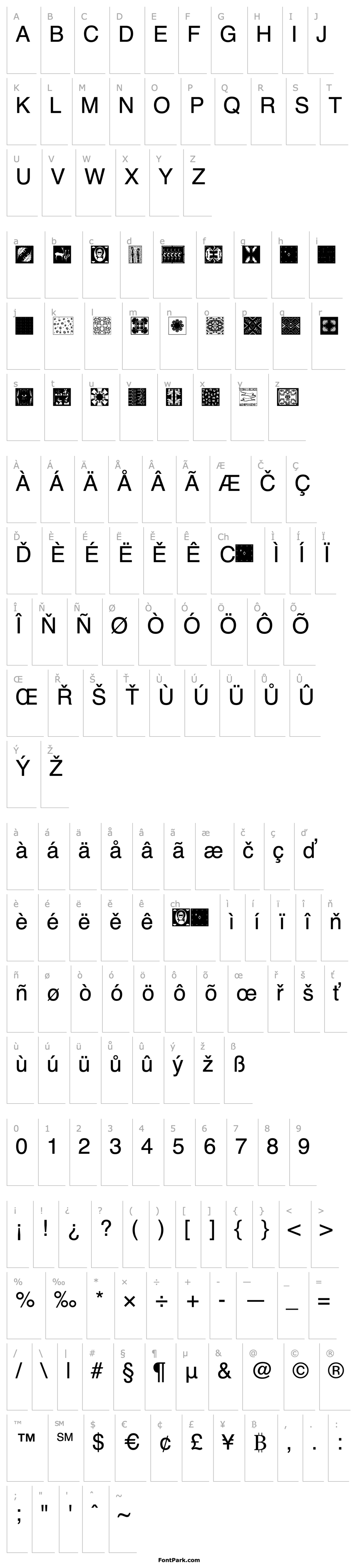 Přehled AfricanPattern