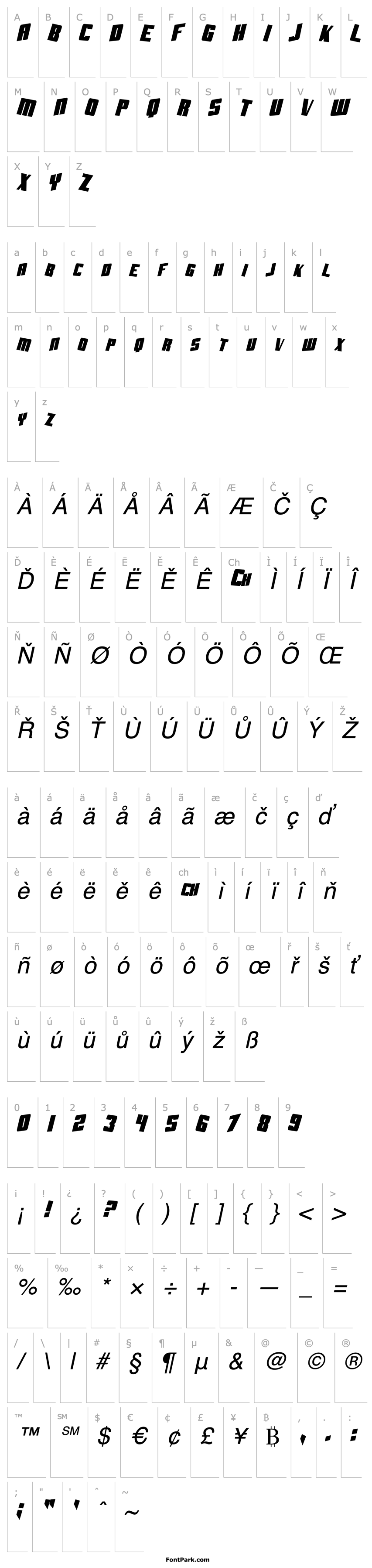 Přehled Aftershock Debris CondSolid Italic