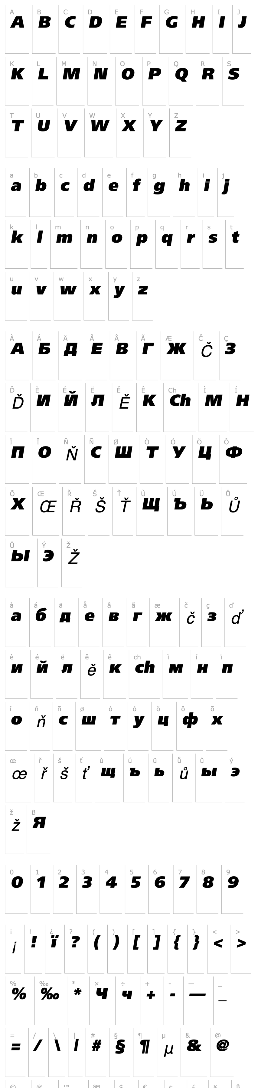 Přehled AG ForeignerULB Oblique Medium