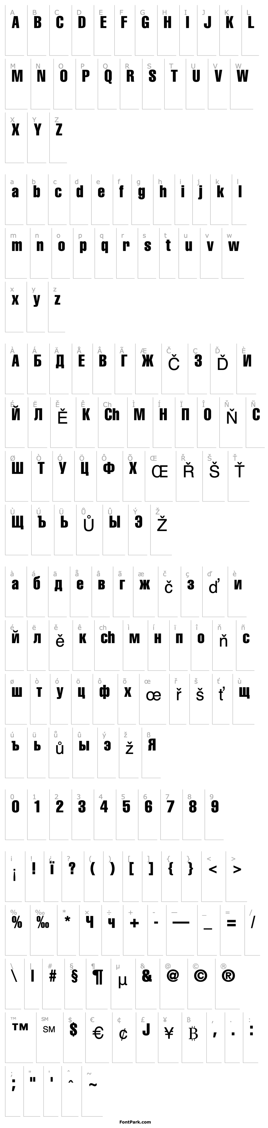 Přehled AG Letterica Compr Plain Medium