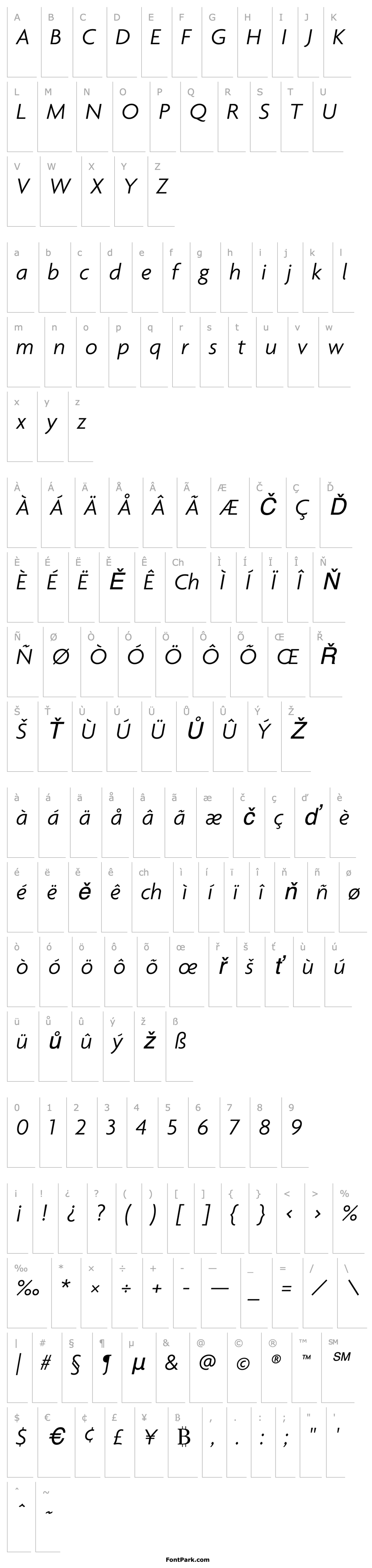 Overview Agenda-LightItalic