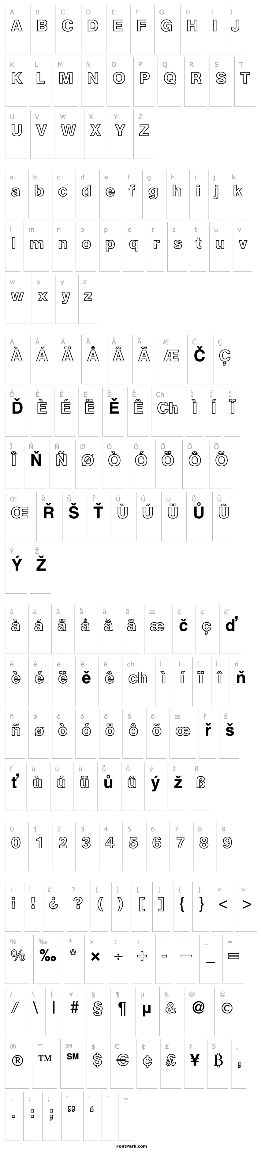 Přehled AgentOutlineDB Bold