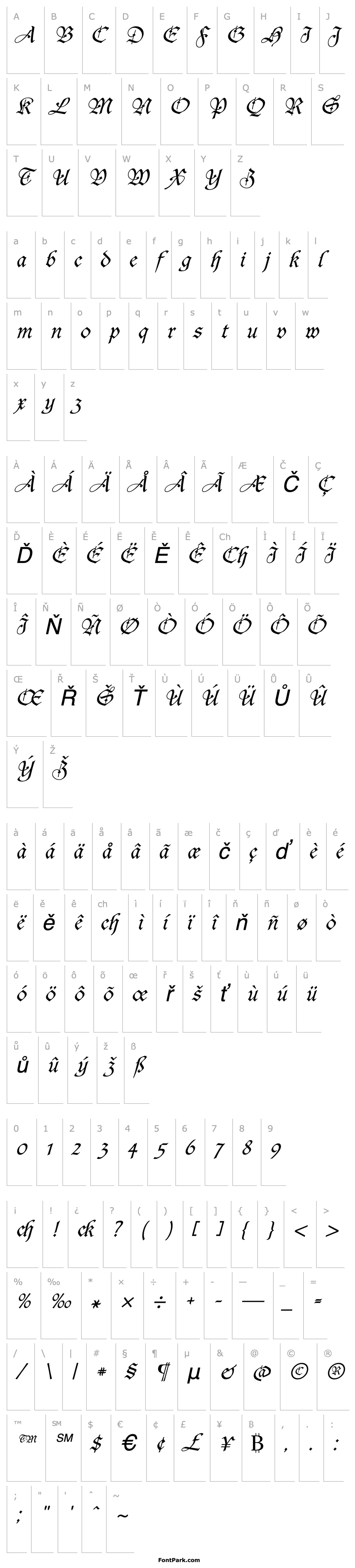 Overview Agincort Italic