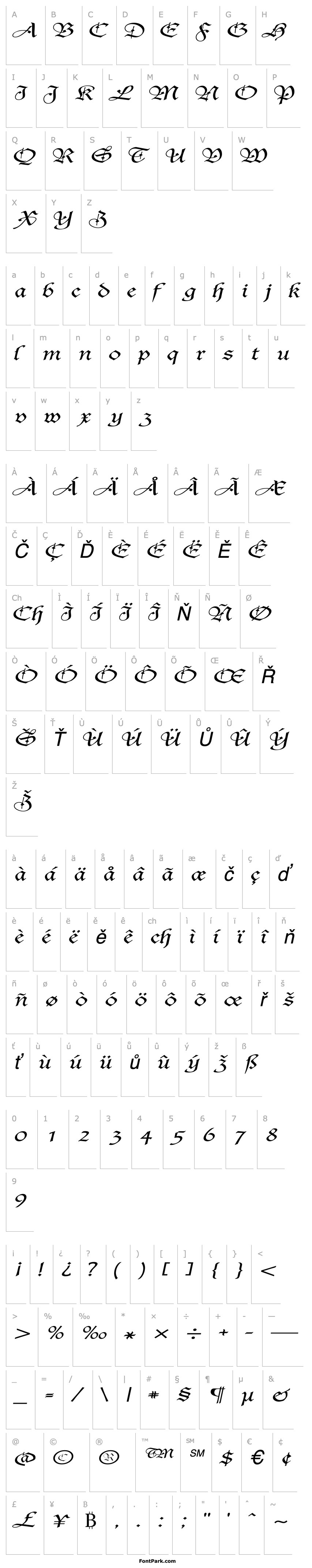 Overview AgincortExtended Italics