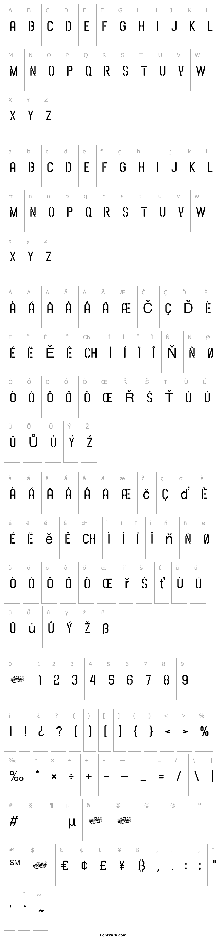 Přehled Airborne 86 Stencil