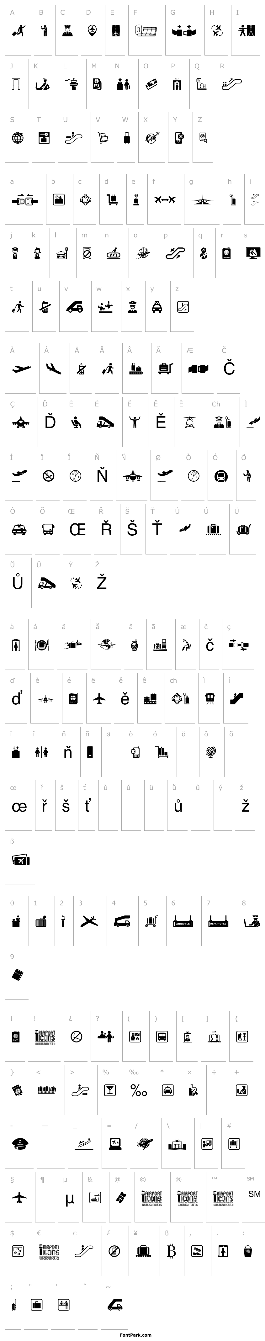 Overview Airport Icons