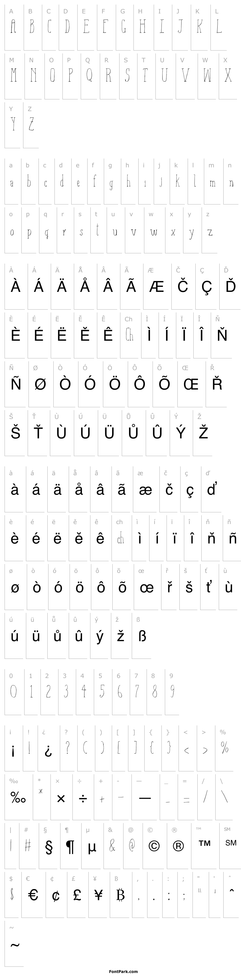 Overview Aiza Shine Serif