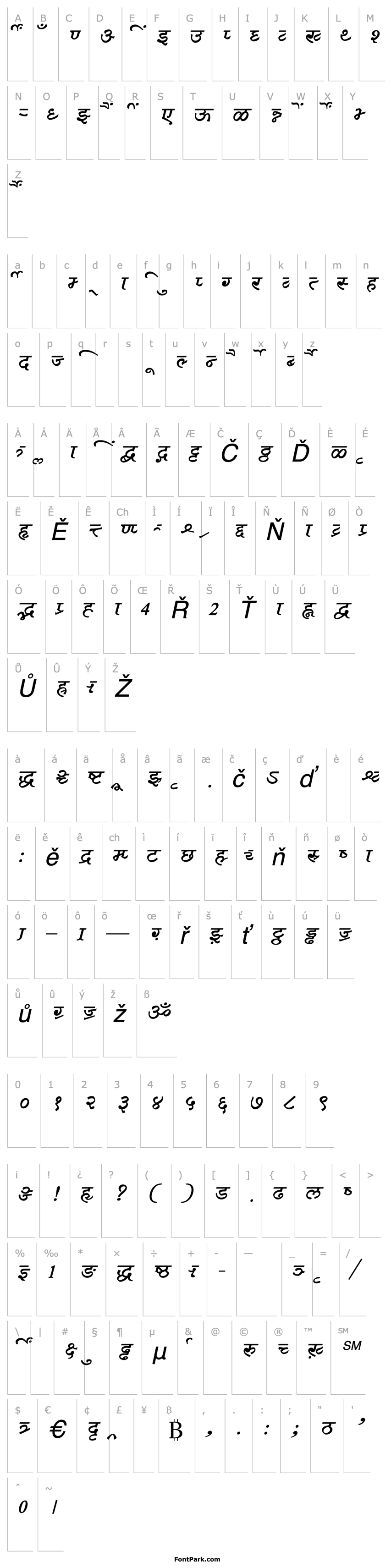 Přehled AkrutiDevAkankshaMediumItalic